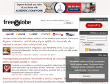 Tablet Screenshot of freeglobe.cz